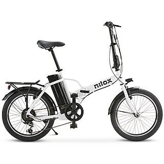 Bicicletta Elettrica Pieghevole NILOX J1 Pro - Bianco 20"