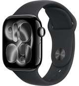 Apple Watch Series 11 - 42mm Cassa Alluminio Jet Black con Cinturino Sport Band Black M/L