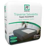RMove Traverse Salvaletto Super Assorbenti 90x180cm - Confezione 10 pezzi